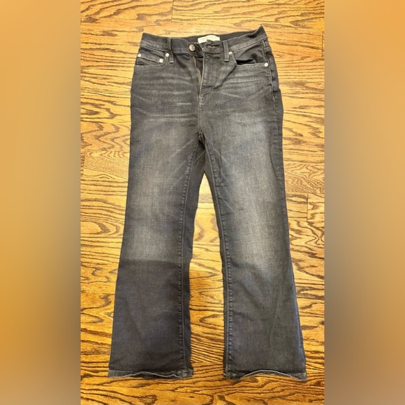 Current/Elliott EUC 26 The Boulevard Crop Bootcut Jean in “Graphite” - Picture 3 of 8